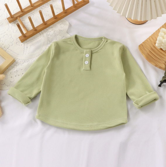 Cute baby boy girl Causal Long Sleeve T shirt