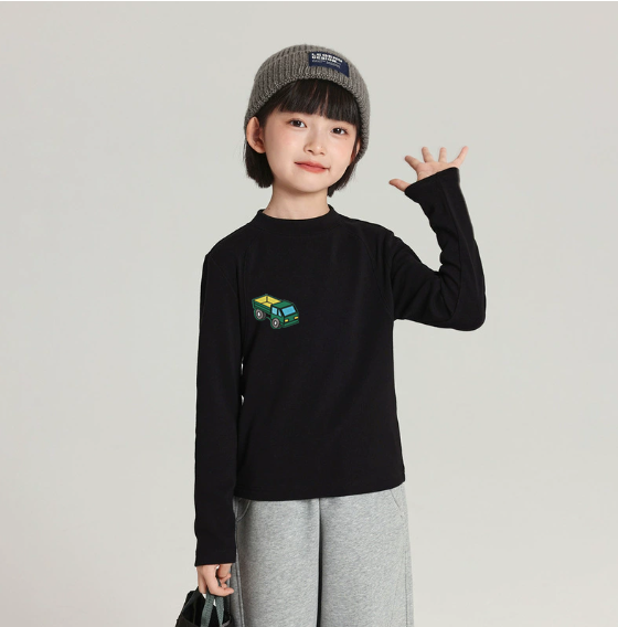 Boy Girl Cute Cotton Long Sleeve T shirt Tops Clothes
