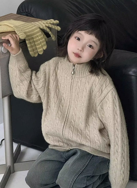 2026 Children's new knitted jacket