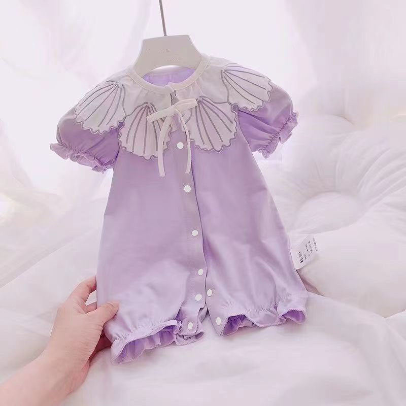 Newly Baby Romper With Bib Boy Girl Clothes