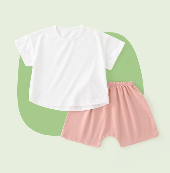 Kids Summer Cute Boy Girl T Shirt and Pants