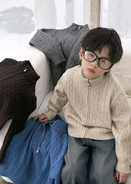 2026 Children's new knitted jacket