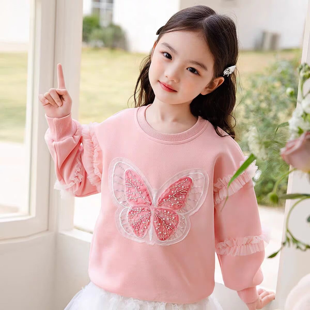 New Girls Kids Sweatershirt Cute Lovely Regular Boys Hoodie