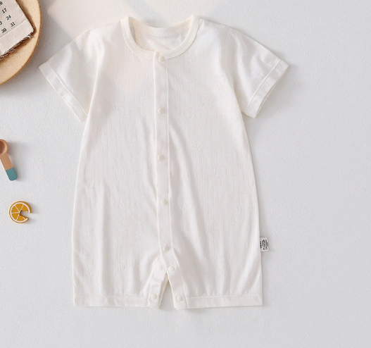 Fashion Cute Short Sleeve Baby Long bodysuit Clothes