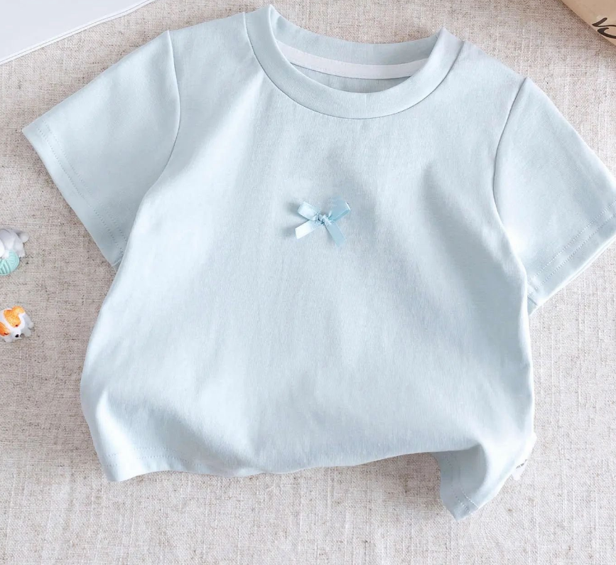 Boy Girls Lovely Cute Tops Short Sleeve T shirt