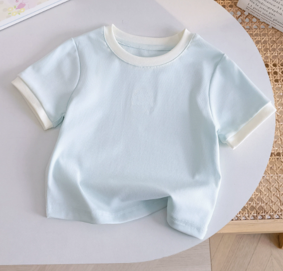 Boy Girl Summer pullover T shirt Kids Clothes