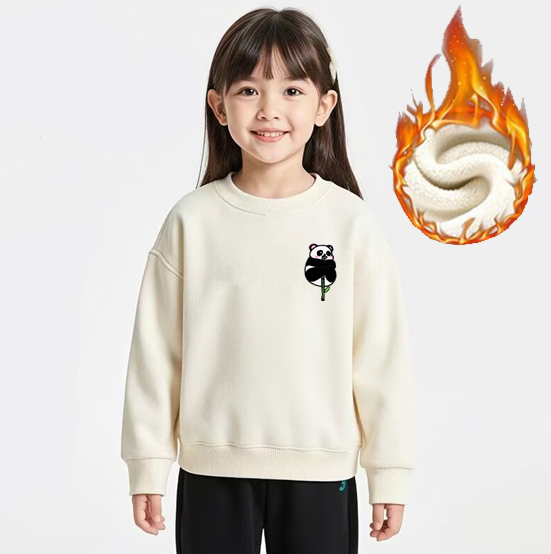 kids pullover tops winter thicken sweatshirt
