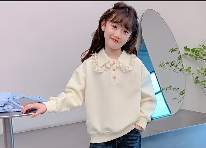 Kids Cotton Regular Style Sweatshirt
