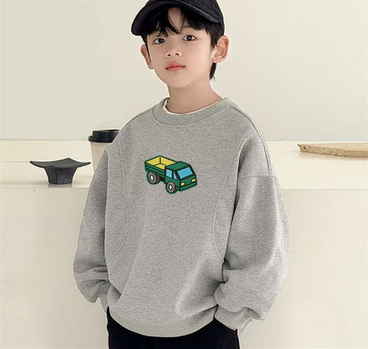 2026 Baby Girl Boys Lovely Cartoon Regular Sweatshirt
