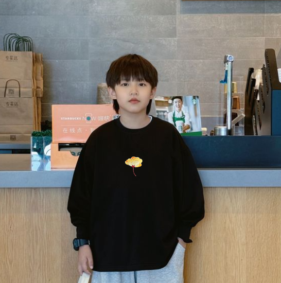 Kids Sweatshirt Cute Boy Girl Pullover Clothes