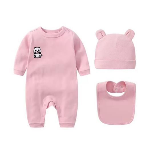 2026 Baby Bodysuit and hat and bib Cute Clothes