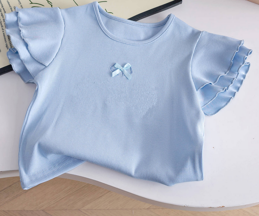 New Kids Short Sleeve Cotton T shirt Girl Clothes