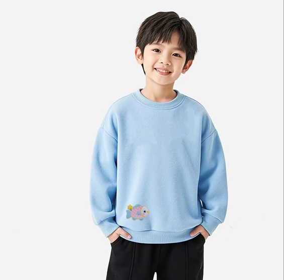 New Kids Boy Girls Cute Cartoon Hoodie Regular Sweatshirt
