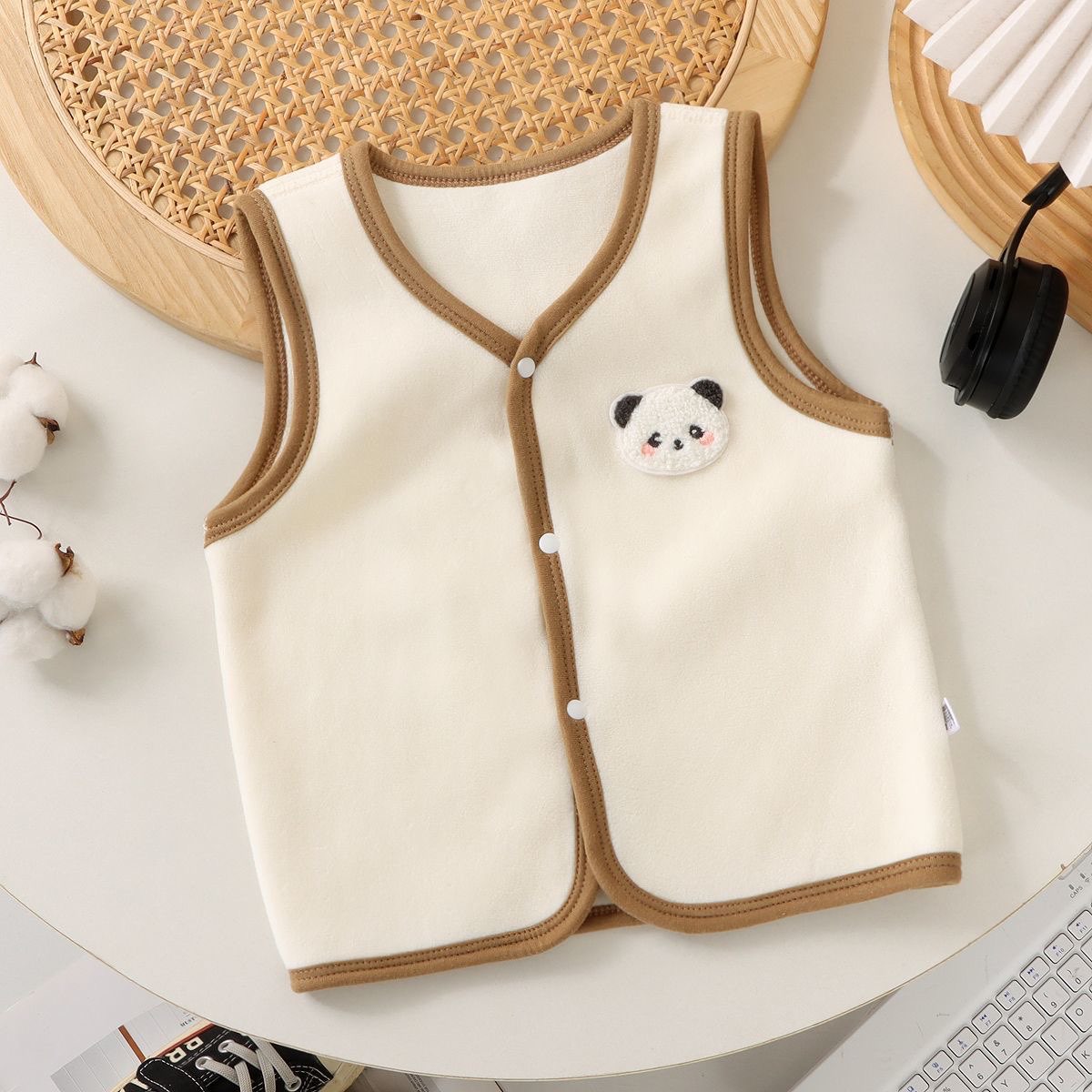 Kids Regular Cotton Vest Hip Hop Style Clothes