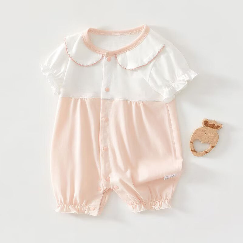 Fashion Baby Short Bodysuit and Bib