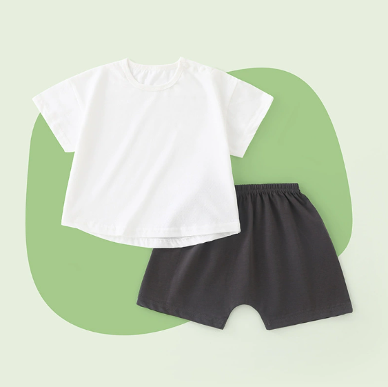 Kids Summer Cute Boy Girl T Shirt and Pants