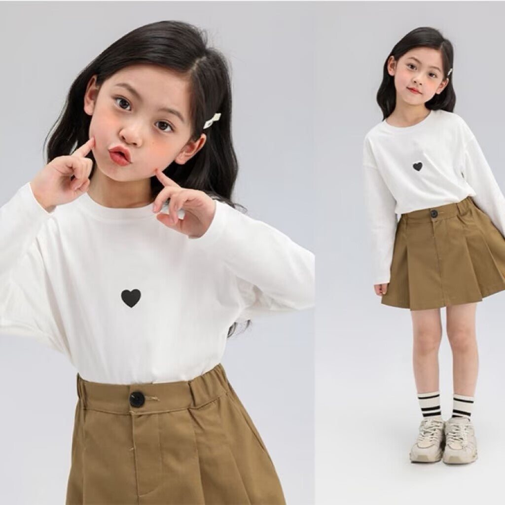 Children Boy Girl Clothes Long Sleeve Shirt