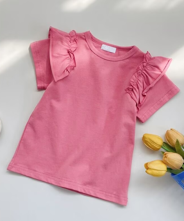 Children Clothes Cute Tops Shirt Lovely Kids T shirt