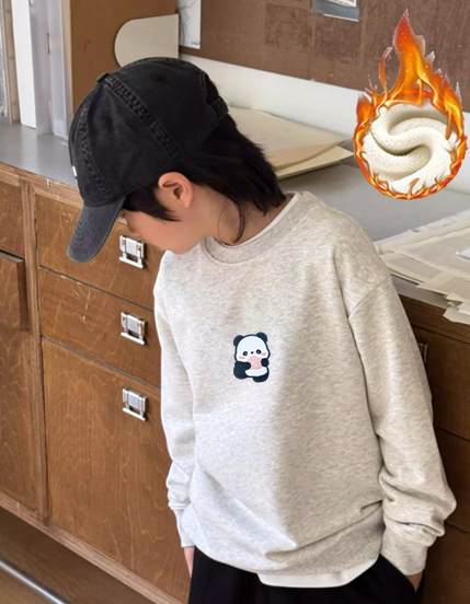 Baby Winter Plus Velvet Sweatshirt