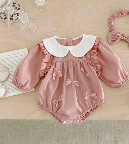 Fashion Baby Bodysuit Cute Style and bib